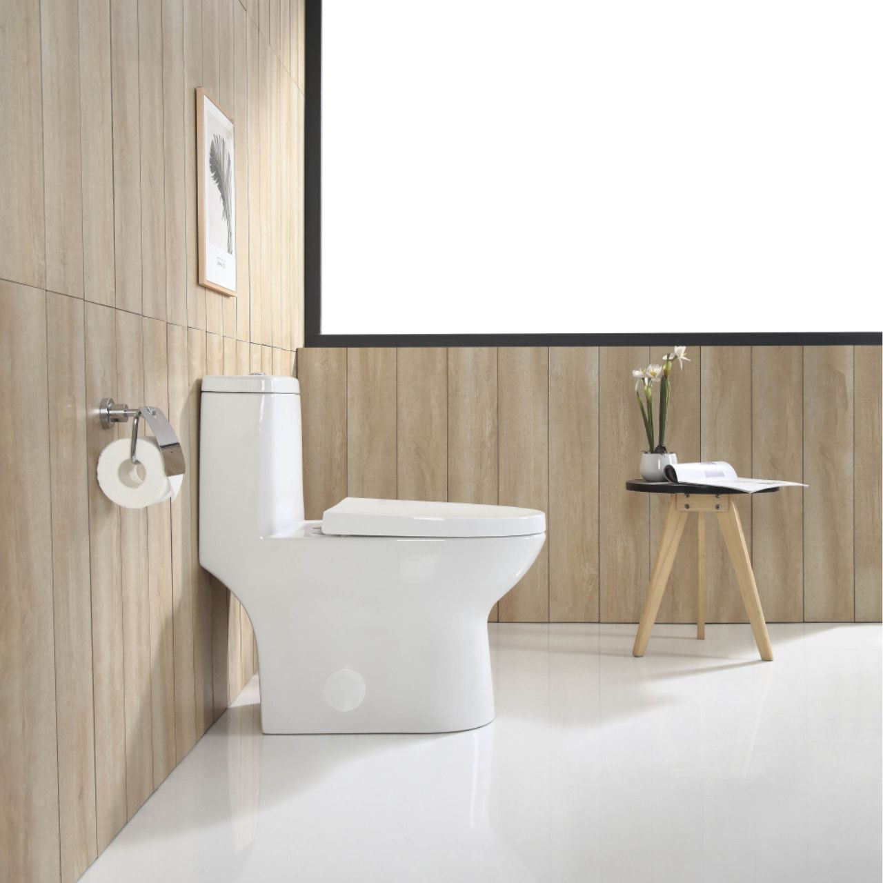 PORTMAN EcoMax™ Dual Flush Toilet in Metro White
